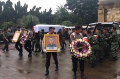 11 Jenazah Korban Heli TNI AD Tiba di TMP Kalibata