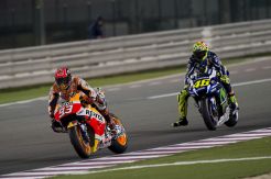 Inilah Perasaan Marquez Ketika Salip Rossi di Lap Ketiga GP Qatar