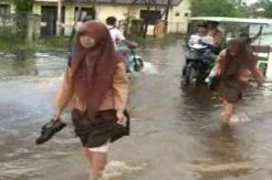 Diguyur Hujan Semalaman, Lima Desa Terendam Banjir