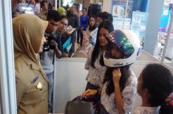 Keren, Siswa SMA di Tangsel Ciptakan Helm Antikantuk