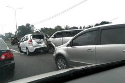 Tabrakan Beruntun di Tol Jagorawi, Lalin Tersendat