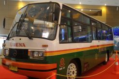 Jajaran Bus Tua Mercedes-Benz Dipajang di JIExpo Kemayoran