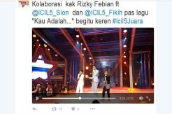Rizky Febian ajak Sion dan Fiqih Nyanyi Lagu Isyana Sarasvati