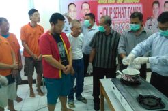 Polda Sulselbar Musnahkan 786 Gram Sabu
