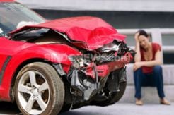 Balita Rewel Mobil Tabrak Pohon