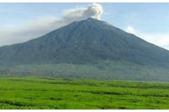 Gunung Kerinci Keluarkan Asap Tebal, Pendakian Ditutup