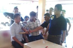 Polres Nias Gelar Prarekonstruksi Pembantaian Petugas Pajak