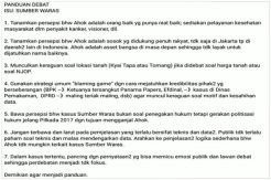 Panduan Debat Pendukung Ahok untuk Rompi Antipeluru sang Gubernur