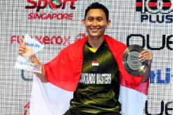 Pulang Kampung, Sony Disambut Bonek dan Ketum PBSI Jatim