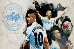 Gol ke-100 Kun Aguero...
