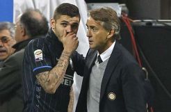 Mancini Pesimis tapi Icardi Yakin Inter Finis Tiga Besar