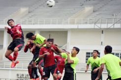 Mitra Kukar Matangkan Strategi Dalam Uji Coba 2x50 Menit