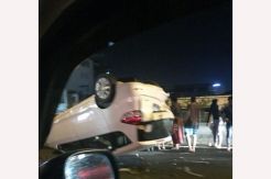 Ada Kecelakaan, Lalu Lintas di Tol Wiyoto Wiyono Macet