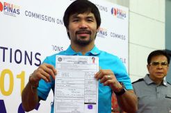 Manny Pacquiao Menang...