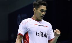 Jonatan Sumbang Kemenangan Pertama Indonesia Kontra India