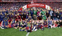 Hujan Kartu Warnai Kemenangan Barcelona di Final Copa del Rey