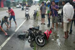 Bentrok Warga Pecah di Timika, Dua Rumah Dibakar