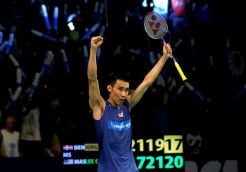 Rebut Gelar Keenam, Lee Chong Wei Sentuh Rekor Taufik Hidayat