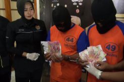 Dua Pengedar Uang Palsu Ditangkap Aparat Polres Jombang