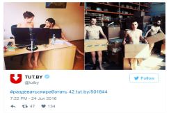 Belarusian President Sparks Citizens Naked