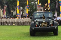 Gelar Upacara Bhayangkara, Polri Siap Amankan Kebijakan Pemerintah