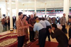 Sultan dan Paku Alam Open House di Pendopo Kepatihan