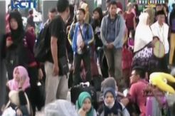 Arus Balik di Terminal Purabaya Masih Ramai