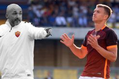 Spalletti Ngarep Dzeko Bertahan di Roma