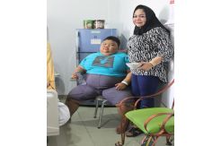 Berat Badan Bocah Obesitas di Palembang Turun 1 Kg