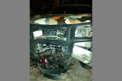 Dihantam Mobil, Reza...