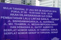 Ganjil Genap Diberlakukan, Pengguna Kendaraan Pilih Jalur Alternatif