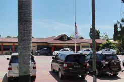 Serda M Ilman Tewas Tertembak, Bendera Setengah Tiang Berkibar di Kantor Polisi