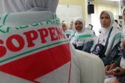 Jamaah Haji Kloter 1 Dikarantina di Asrama Haji Sudiang