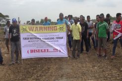 Tolak Pembangungan TPS, Puluhan Warga Segel Lokasi Proyek
