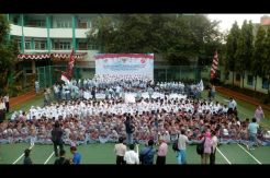 Begini Aksi Ratusan Siswa Sekolah Dian Didaktika untuk Gloria