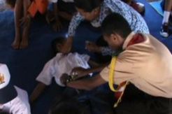 Upacara HUT RI ke-71 Kesiangan, Puluhan Siswa Jatuh Pingsan