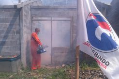 Rescue Perindo Beri Fogging Gratis Warga Kebonsawit