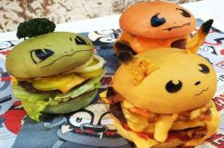 Sensasi Pokemon Go di Burger Pokemon dengan Tiga Rasa Berbeda