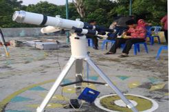 Gerhana Bulan di Lampung Hanya Terlihat Separuh, Karena Kabut