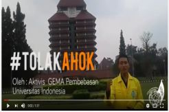 Video Mahasiswa UI Ajak Warga Tolak Ahok Bikin Geger