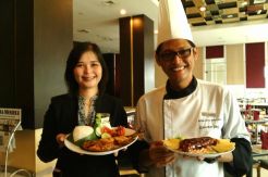 Atria Sajian Menu Bawal Bakar Bumbu Taliwang