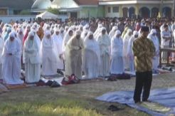 Jamaah Tarekat Shiddiqiyyah Salat Idul Adha Hari Ini