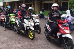 1.400 Peserta Ramaikan Fun Rally All New BeAT eSP 2016