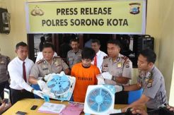 Penyelundupan Sabu Dalam Kipas Angin ke Kota Sorong Digagalkan