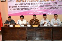 Para Balon di Pilkada Batang Masih Harus Perbaiki Berkas