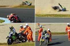 Terjatuh dan Marquez Juara Dunia di Motegi, Ini Kata Rossi