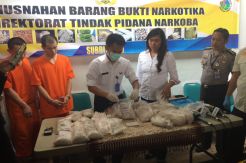 Bareskrim Musnahkan 11,4 Kilogram Sabu-sabu