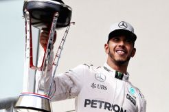 Wins US Grand Prix, Hamilton Leading from Rosberg