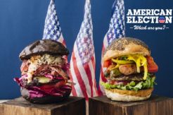 2 Burger Jepang Ini Berkarakter Calon Presiden AS