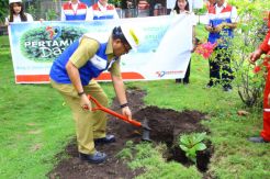 Pertamina Tanam 100 Pohon Bitung